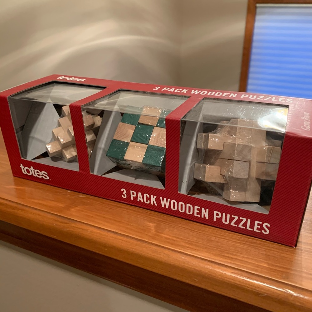 Totes Wooden Puzzles 3 Pack for Adults